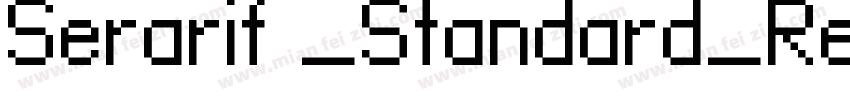 Serarif _Standard_Re字体转换